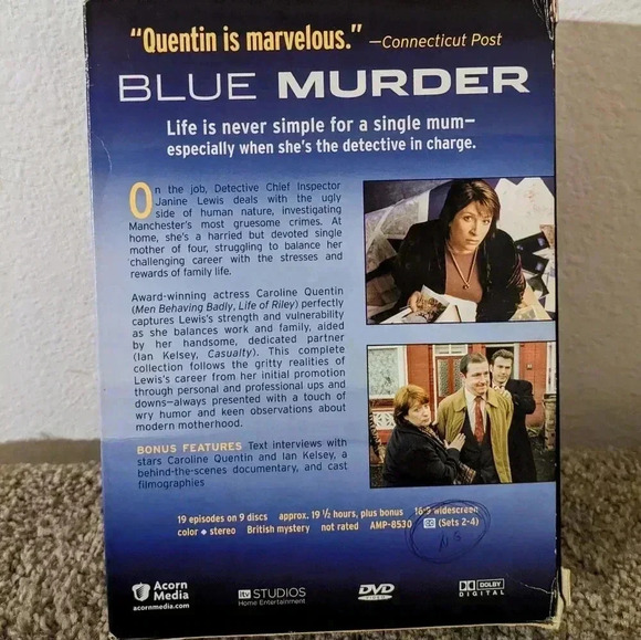 Blue Murder Complete Collection DVD Starring Caroline Quentin - 9 Discs - Picture 3 of 5